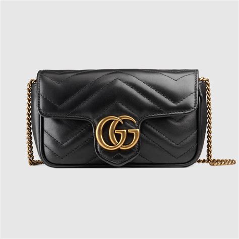 gucci super mini gg marmont leather bag|Gucci Marmont mini bag price.